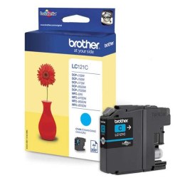 Brother oryginalny ink / tusz LC-121C, cyan, 300s, Brother DCP-J552DW, MFC-J470DW
