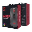 Marvo Mysz M519, 12000DPI, optyczna, 8kl., przewodowa USB, czarna, do gry