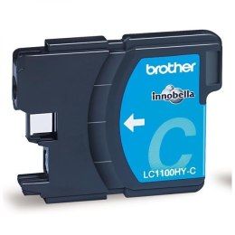 Brother oryginalny ink / tusz LC-1100HYC, cyan, 750s, high capacity, Brother DCP-6690CW, MFC-6490CW