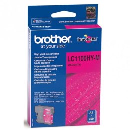 Brother oryginalny ink / tusz LC-1100HYM, magenta, 750s, high capacity, Brother DCP-6690CW, MFC-6490CW