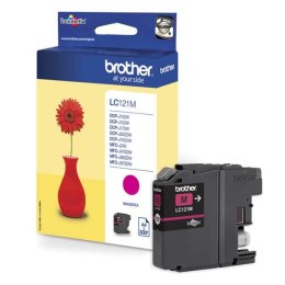 Brother oryginalny ink / tusz LC-121M, magenta, 300s, Brother DCP-J552DW, MFC-J470DW
