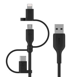 Belkin BOOST CHARGE USB-A to LTG+MicroUSB+USB-C 1M