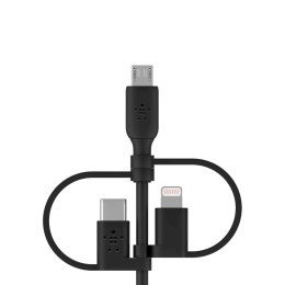 Belkin BOOST CHARGE USB-A to LTG+MicroUSB+USB-C 1M