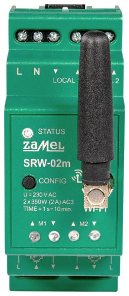 INTELIGENTNY STEROWNIK ROLET SRW-02M Wi-Fi 230 V AC ZAMEL