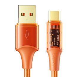 Kabel USB-C Mcdodo CA-2093, 6A, 1.8m (pomarańczowy)
