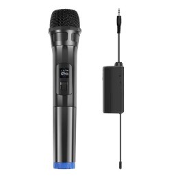 Bezprzewodowy mikrofon dynamiczny UHF PULUZ PU628B 3.5mm (czarny)