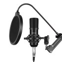 Mikrofon pojemnościowy Puluz PU612B Studio Broadcast