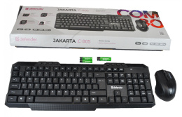 Zestaw bezprzewodowy klawiatura + mysz JAKARTA C-805-RF