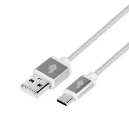 TB Kabel USB do USB typ C 1.5m szary oplot