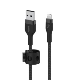 Belkin USB-A to LTG Braided silicone 2M Black