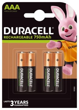 Zestaw akumulatorków Duracell (750mAh ; Ni-MH)