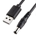 Unitek kabel zasilający USB - wtyk DC 5.5/2.5mm 9V