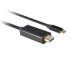 KABEL USB-C(M)->DISPLAYPORT(M) 1M 4K 60HZ CZARNY LANBERG