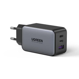 Ładowarka sieciowa UGREEN CD244, 1x USB-A QC4.0, 2x USB-C, 65W, PD3.0 (czarna)