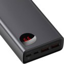 Powerbank Baseus Adaman Metal 20000mAh, PD, QC 3.0, 65W, 2xUSB + USB-C + micro USB, (czarny)