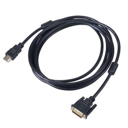 Akyga kabel HDMI DVI 24+1 pin 3.0m duplex dwukierunkowy
