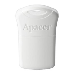Apacer USB pendrive USB 2.0, 16GB, AH116, biały, AP16GAH116W-1, USB A, z osłoną
