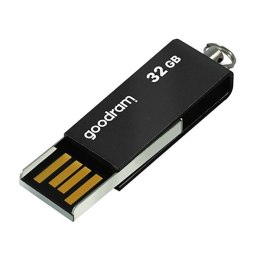 Goodram USB pendrive USB 2.0, 32GB, UCU2, czarny, UCU2-0320K0R11, USB A, z obrotową osłoną