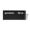 Goodram USB pendrive USB 2.0, 32GB, UCU2, czarny, UCU2-0320K0R11, USB A, z obrotową osłoną