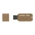 Goodram USB pendrive USB 3.0, 128GB, UME3 ECO FRIENDLY, brązowy, UME3-1280EFR11, USB A, z osłoną
