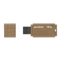 Goodram USB pendrive USB 3.0, 16GB, UME3 ECO FRIENDLY, brązowy, UME3-0160EFR11, USB A, z osłoną