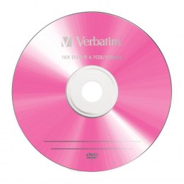 Verbatim DVD-R, Colour, 43557, 4.7GB, 16x, slim box, 5-pack, bez możliwości nadruku, 12cm, do archiwizacji danych