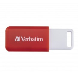 Verbatim USB pendrive USB 2.0, 16GB, DataBar, czerwony, 49453, do archiwizacji danych