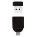 Verbatim USB pendrive USB 2.0, 16GB, Nano, Store N Go, czarny, 49821, USB A, z adapterem mikro USB
