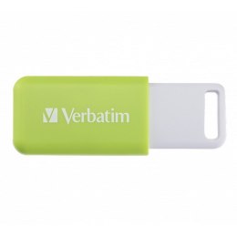 Verbatim USB pendrive USB 2.0, 32GB, DataBar, zielony, 49454, do archiwizacji danych