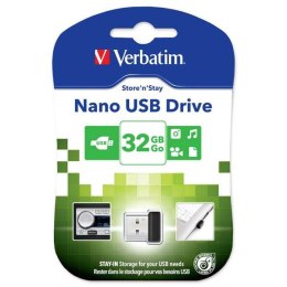 Verbatim USB pendrive USB 2.0, 32GB, Nano, Store N Stay, czarny, 98130, USB A