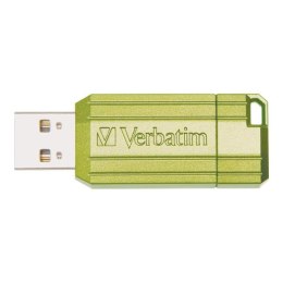 Verbatim USB pendrive USB 2.0, 32GB, Store,N,Go PinStripe, zielony, 49958, do archiwizacji danych