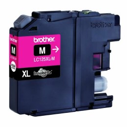 Brother oryginalny ink / tusz LC-125XLM, magenta, 1200s, Brother MFC-J4510 DW