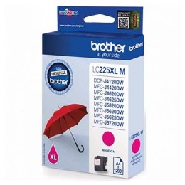Brother oryginalny ink / tusz LC-225XLM, magenta, 1200s, Brother MFC-J4420DW, MFC-J4620DW