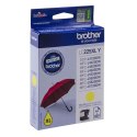 Brother oryginalny ink / tusz LC-225XLY, yellow, 1200s, Brother MFC-J4420DW, MFC-J4620DW