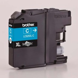Brother oryginalny ink / tusz LC-525XLC, cyan, 1300s, Brother DCP J100, DCP J105, MFCJ200