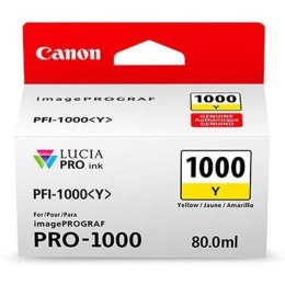 Canon oryginalny ink / tusz 0549C001, yellow, 3365s, 80ml, PFI-1000Y, Canon imagePROGRAF PRO-1000