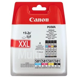 Canon oryginalny ink / tusz CLI-581 XXL CMYK Multi Pack, CMYK, 4*11.7ml, 1998C005, very high capacity, Canon 4-pack PIXMA TR7550