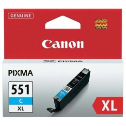 Canon oryginalny ink / tusz CLI551C XL, cyan, 11ml, 6444B001, high capacity, Canon PIXMA iP7250, MG5450, MG6350, MG7550