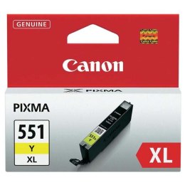 Canon oryginalny ink / tusz CLI551Y XL, yellow, 11ml, 6446B001, high capacity, Canon PIXMA iP7250, MG5450, MG6350, MG7550