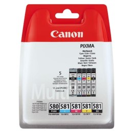 Canon oryginalny ink / tusz PGI-580PGBK/CLI-581CMYBK Multi pack, CMYK+PGBK, 1*11.2 + 4*5.6ml, 2078C005, Canon 5-pack PIXMA TR755