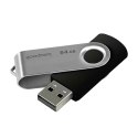 Goodram USB pendrive USB 2.0, 64GB, UTS2, czarny, UTS2-0640K0R11, USB A, z obrotową osłoną