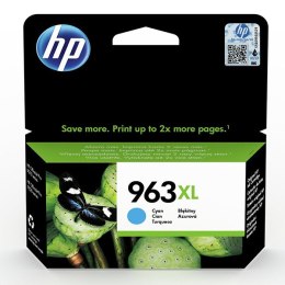 HP oryginalny ink / tusz 3JA27AE, HP 963XL, cyan, 1600s, 22.92ml, high capacity, HP Officejet Pro 9012, 9014, 9015, 9016, 9019/P
