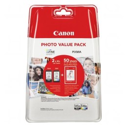 Canon oryginalny ink / tusz PG-545 XL/CL-546 XL + 50x GP-501, black/color, 8286B006, Canon Pixma MG2450, 2555, MX495, Promo pack