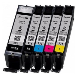 Canon oryginalny ink / tusz PGI-570/CLI-571 GBK/BK/C/M/Y Multi Pack, black/color, 0372C004, Canon Pixma MG575x, MG685x, MG775x