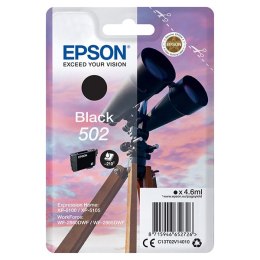 Epson oryginalny ink / tusz C13T02V14020, T02V140, 502, black, 210s, 4.6ml, Epson XP-5100, XP-5105, WF-2880dwf, WF2865dwf