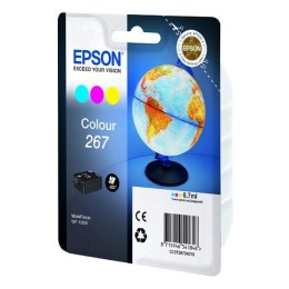 Epson oryginalny ink / tusz C13T26704010, 267, color, 6,7ml, Epson WF-100W