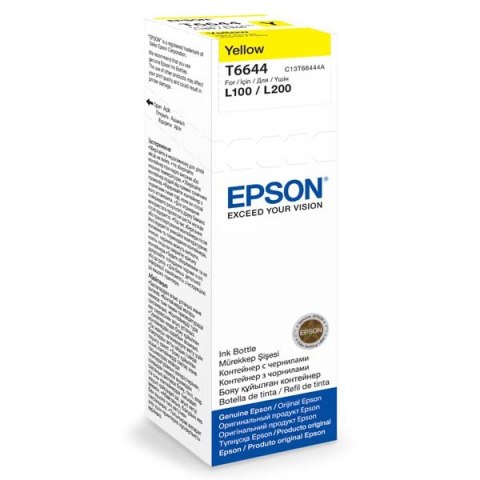Epson oryginalny ink / tusz C13T66444A, yellow, 70ml, Epson L100, L200, L300