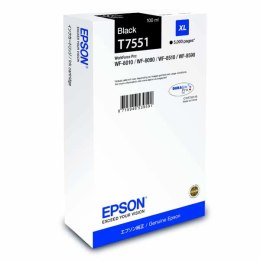 Epson oryginalny ink / tusz C13T755140, T7551, XL, black, 5000s, 100ml, 1szt, Epson WorkForce Pro WF-8590DWF