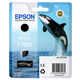 Epson oryginalny ink / tusz C13T76014010, T7601, photo black, 25,9ml, 1szt, Epson SureColor SC-P600