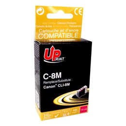 UPrint kompatybilny ink / tusz z CLI8M, magenta, 14ml, C-8M, z chipem, dla Canon iP4200, iP5200, iP5200R, MP500, MP800